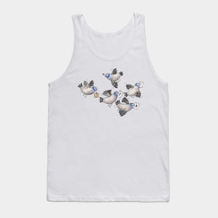 Brieftauben - Racing Pigeon - Taube - Dove - Muster - Pattern Tank Top